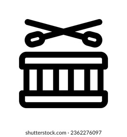 drum icon. vector icon for your website, mobile, presentation, and logo design.