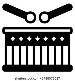 Drum icon for web, app, infographic, etc