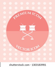 Drum Icon for Web, Applications, Software & Graphic Designs.