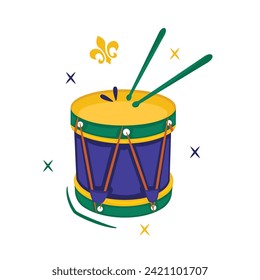 Drum illustration vecto perfect for carnival