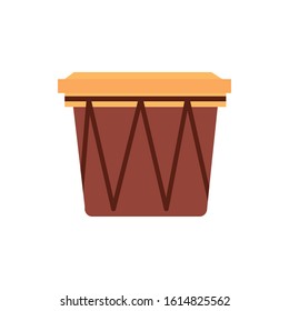drum instrument australia icon on white background vector illustration
