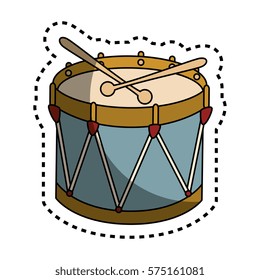 drum instrument isolated icon