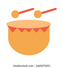 Drum Instrument ramadan arabischen islamischen Feier Vektorillustration Illustrationssymbol
