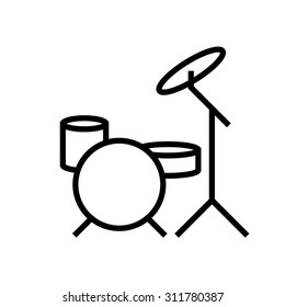 drum kit icon