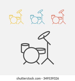 drum kit icon