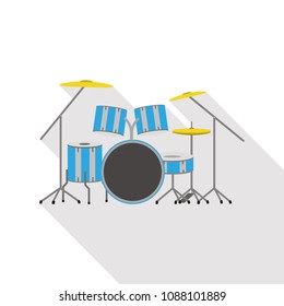 drum kit vector