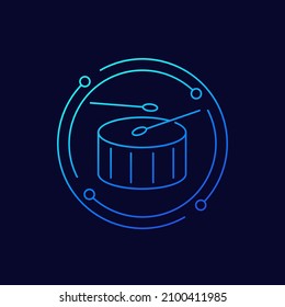 Trommelzeilensymbol für Web