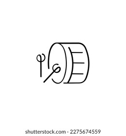 Drum Line Style Icon Design