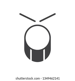Drum logo template vector icon design