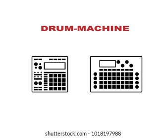 Drum mashine icons