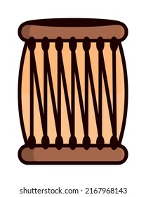 drum music instrument icon isolated