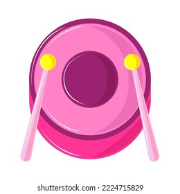 drum music instrument icon isolated