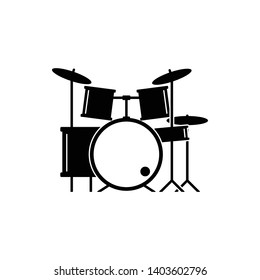 Drum music instrument icon vector illustration - vector