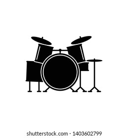 Drum music instrument icon vector illustration - vector