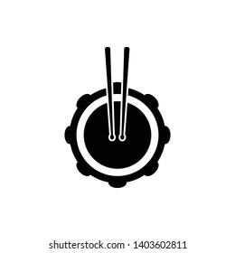 Drum music instrument icon vector illustration - vector