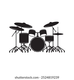 Drum music instrument icon vector illustration - vector