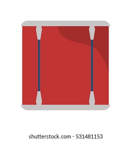 Drum music instrument icon vector illustration graphic design