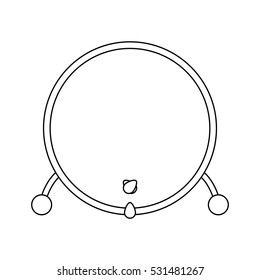 Drum music instrument icon vector illustration graphic design