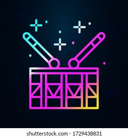 Drum, music nolan icon. Simple thin line, outline vector of oktoberfest icons for ui and ux, website or mobile application