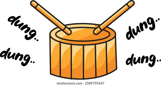 drum music traditional vector icon