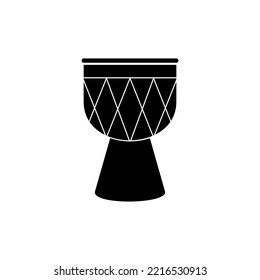 Drum musical instrument. Bongo. Vector illustration