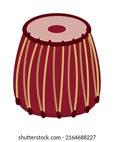 drum musical instrument icon isolated