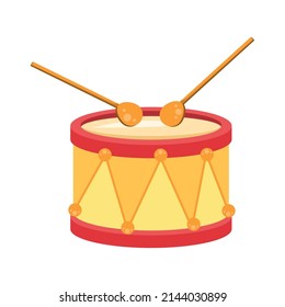 drum musical instrument isolated icon