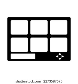 drum pad icon, Musical Instruments vector on white background..eps