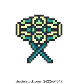 drum for prayer pixel art