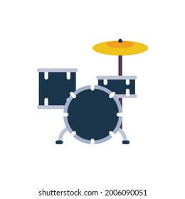 drum set icon vector illustration