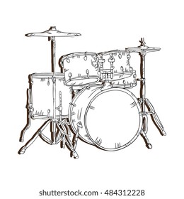 drum set musical instrument