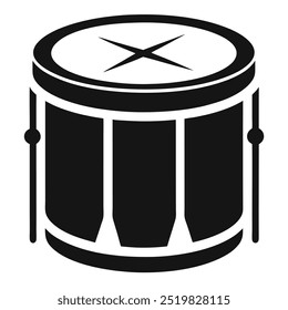 Drum Set Vector Art illustration.