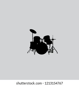 drum set vector icon