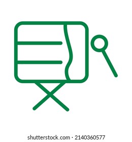 drum shape icon or symbol vector design