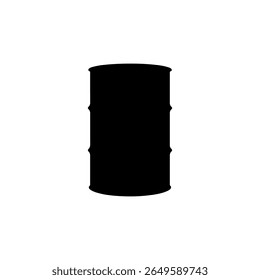 Drum silhouette vector flat illustration design.