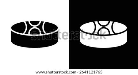 Drum steelpan icon symbols. Vector illustration.