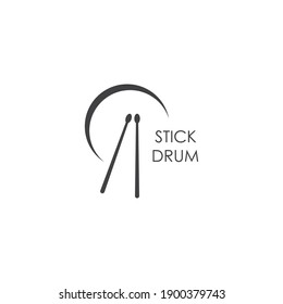 Drum stick icon vector design