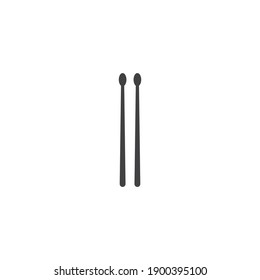 Drum stick icon vector design