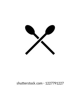 drum stick icon. drum stick vector illustration on white background for web and apps.