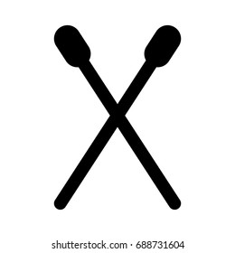 drum stick isolated icon
