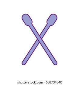 drum stick isolated icon
