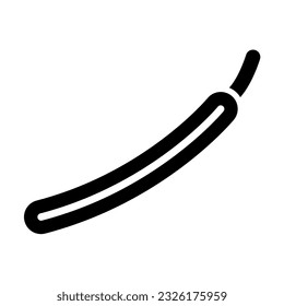 Drum Stick Vector Glyph Icon For Personal And Commercial Use.
