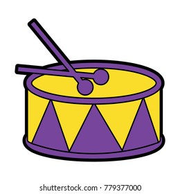 drum with sticks icon image 