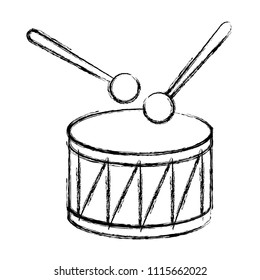 drum and sticks instrument musical