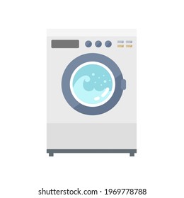 Drum type washing machine.Vector illustration that is easy to edit.