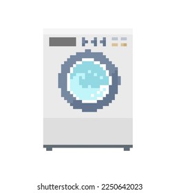 Drum type washing machine.Vector illustration that is easy to edit.