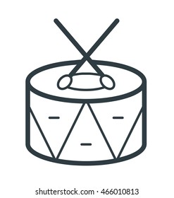Drum Vector Icon