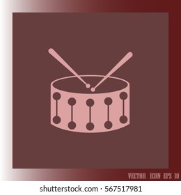 drum vector icon