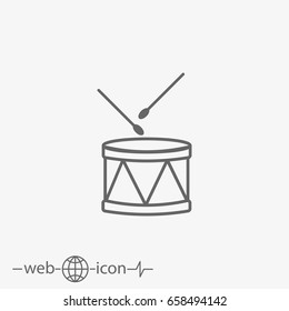 Drum Vector Icon