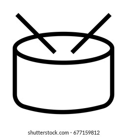 Drum vector icon